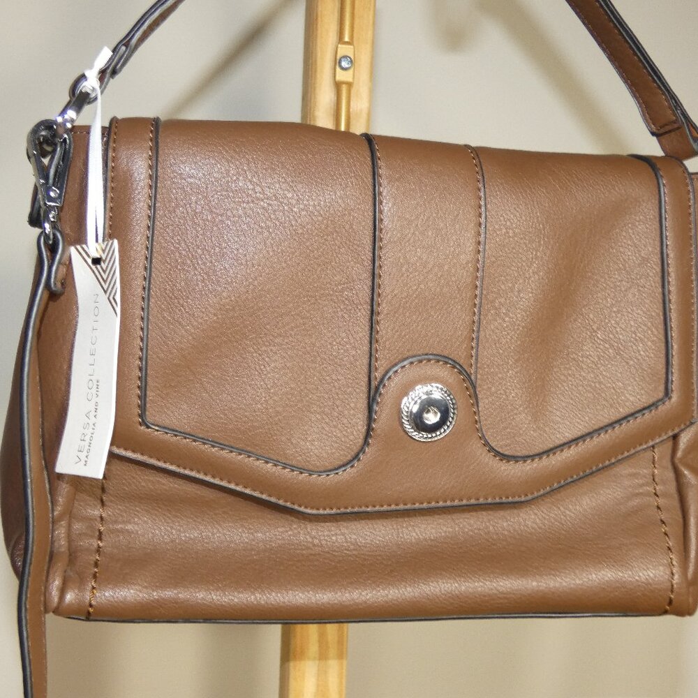 Versa Collection Brown Crossbody Bag